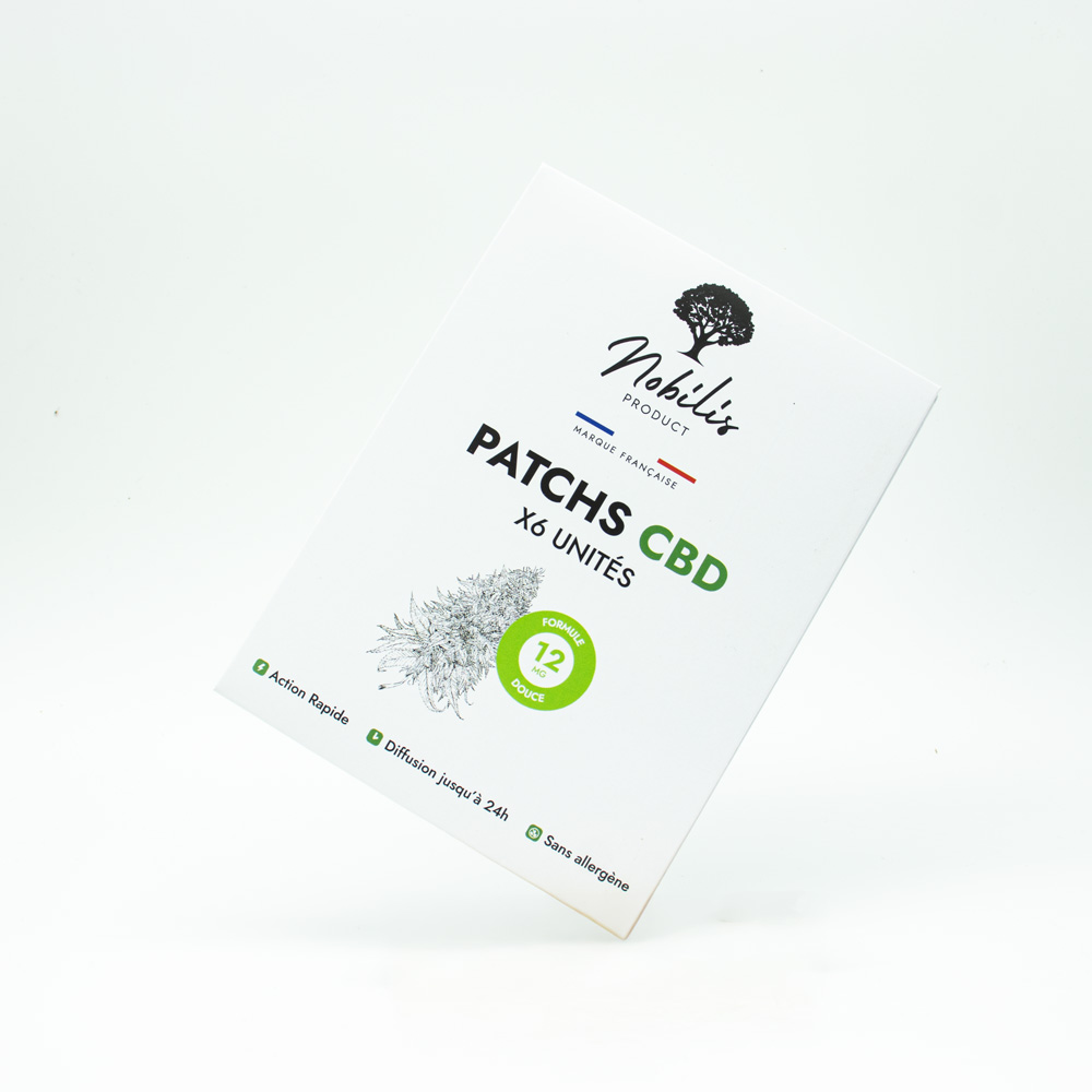 Patch CBD 12mg Nobilis de travers